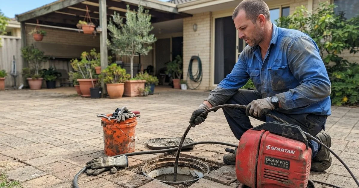 What actually happens when a plumber clears a blocked drain